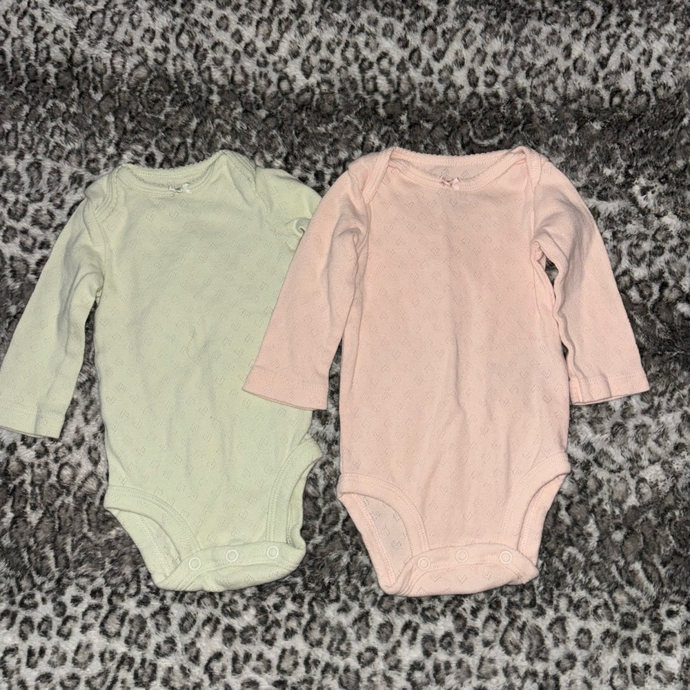 Soft Pink and Mint Kids One Pieces
